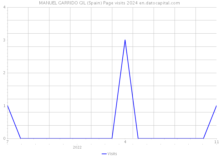 MANUEL GARRIDO GIL (Spain) Page visits 2024 