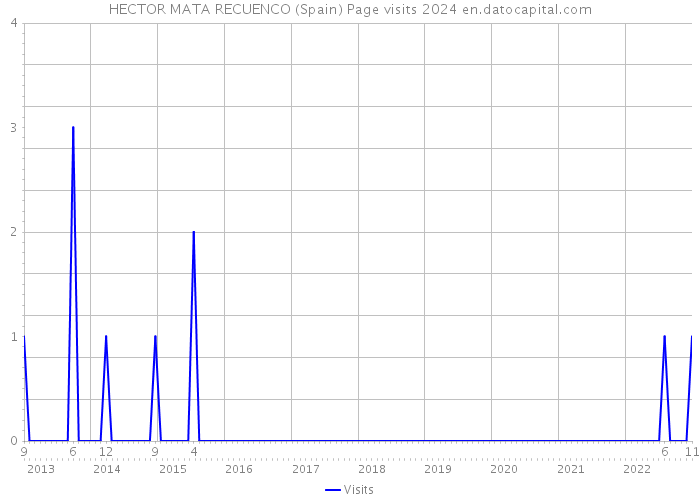 HECTOR MATA RECUENCO (Spain) Page visits 2024 