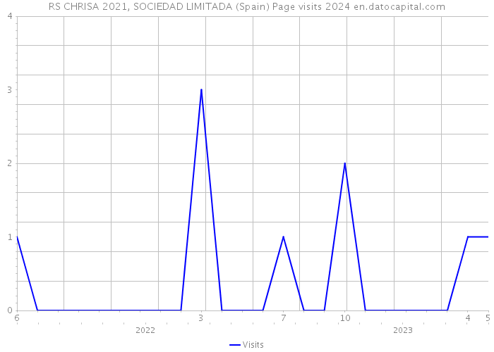 RS CHRISA 2021, SOCIEDAD LIMITADA (Spain) Page visits 2024 