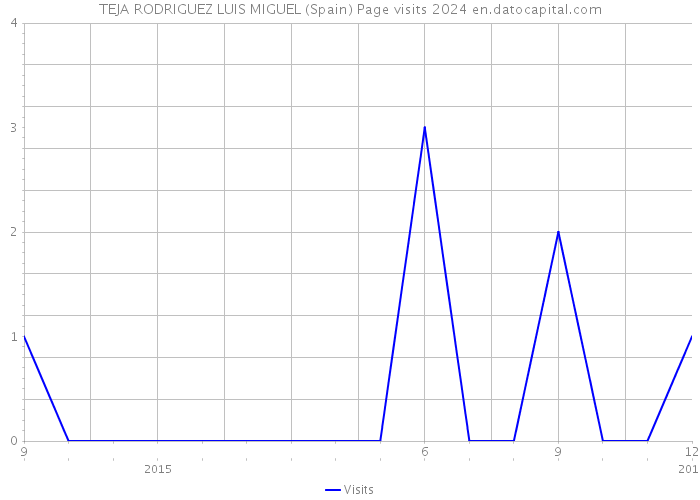 TEJA RODRIGUEZ LUIS MIGUEL (Spain) Page visits 2024 