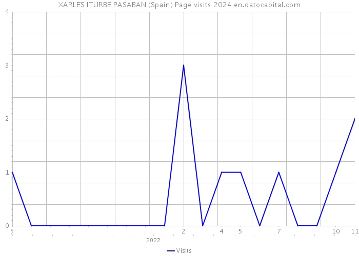 XARLES ITURBE PASABAN (Spain) Page visits 2024 