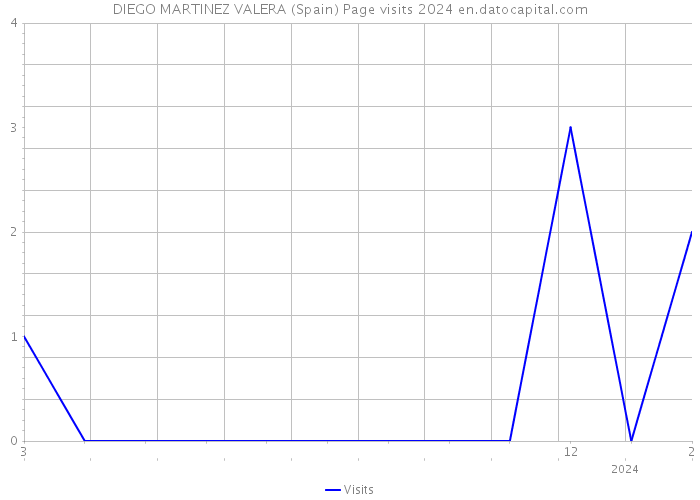 DIEGO MARTINEZ VALERA (Spain) Page visits 2024 