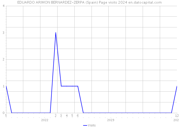 EDUARDO ARIMON BERNARDEZ-ZERPA (Spain) Page visits 2024 