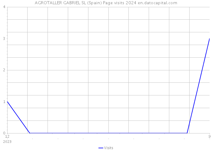AGROTALLER GABRIEL SL (Spain) Page visits 2024 