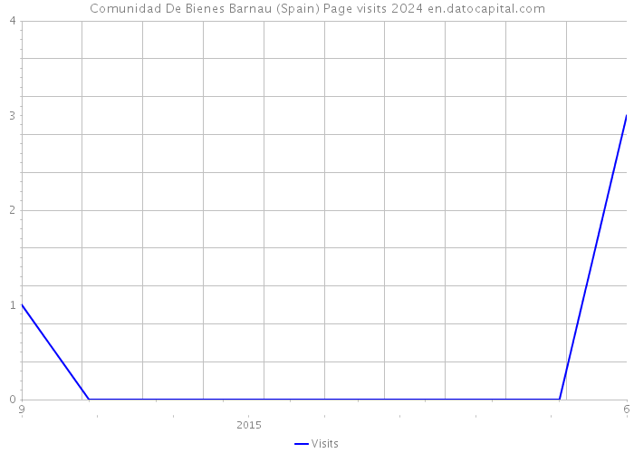 Comunidad De Bienes Barnau (Spain) Page visits 2024 