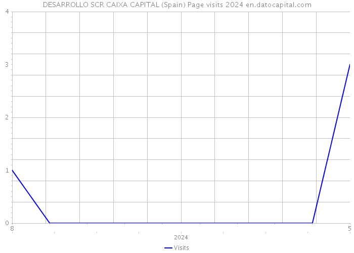 DESARROLLO SCR CAIXA CAPITAL (Spain) Page visits 2024 