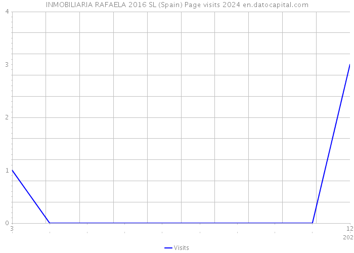 INMOBILIARIA RAFAELA 2016 SL (Spain) Page visits 2024 