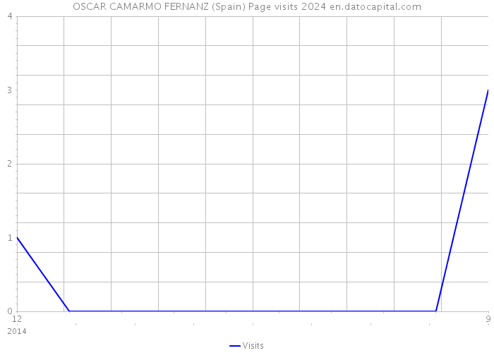 OSCAR CAMARMO FERNANZ (Spain) Page visits 2024 