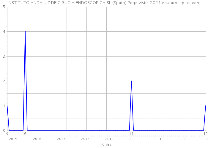 INSTITUTO ANDALUZ DE CIRUGIA ENDOSCOPICA SL (Spain) Page visits 2024 