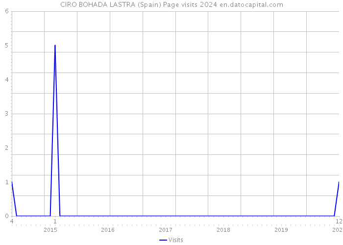 CIRO BOHADA LASTRA (Spain) Page visits 2024 