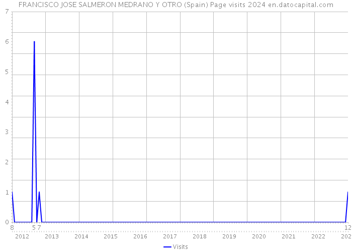 FRANCISCO JOSE SALMERON MEDRANO Y OTRO (Spain) Page visits 2024 