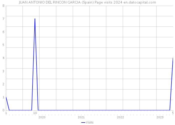 JUAN ANTONIO DEL RINCON GARCIA (Spain) Page visits 2024 