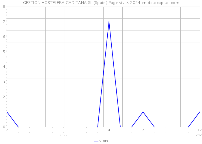 GESTION HOSTELERA GADITANA SL (Spain) Page visits 2024 