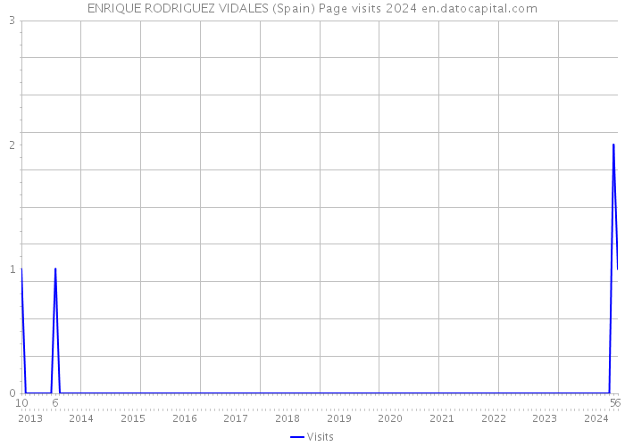 ENRIQUE RODRIGUEZ VIDALES (Spain) Page visits 2024 