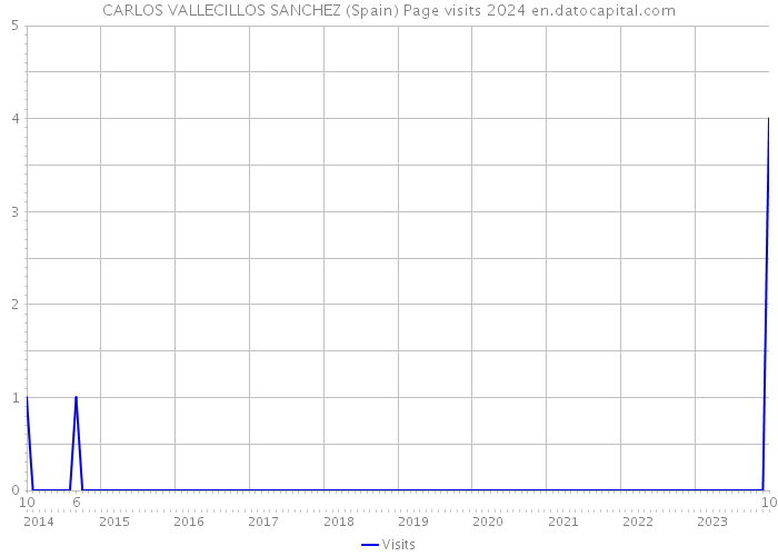 CARLOS VALLECILLOS SANCHEZ (Spain) Page visits 2024 