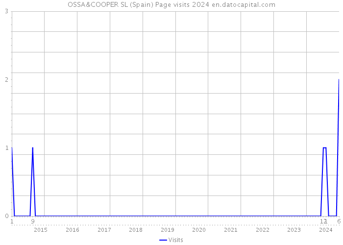 OSSA&COOPER SL (Spain) Page visits 2024 