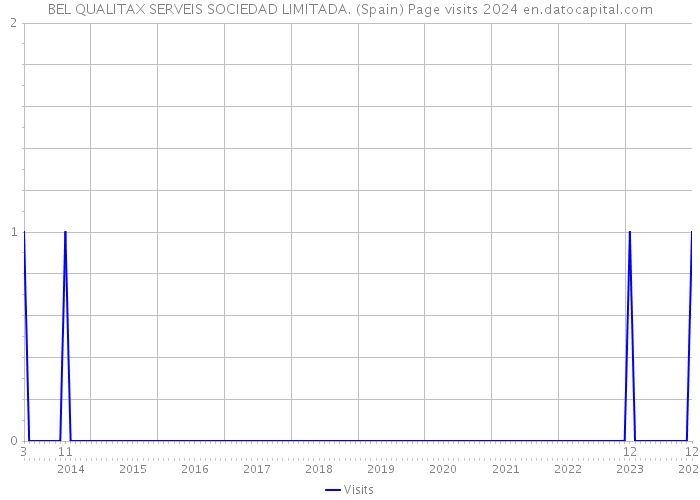 BEL QUALITAX SERVEIS SOCIEDAD LIMITADA. (Spain) Page visits 2024 