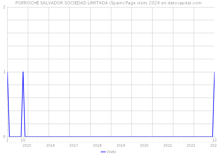 PORROCHE SALVADOR SOCIEDAD LIMITADA (Spain) Page visits 2024 