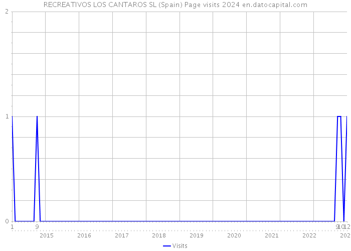 RECREATIVOS LOS CANTAROS SL (Spain) Page visits 2024 