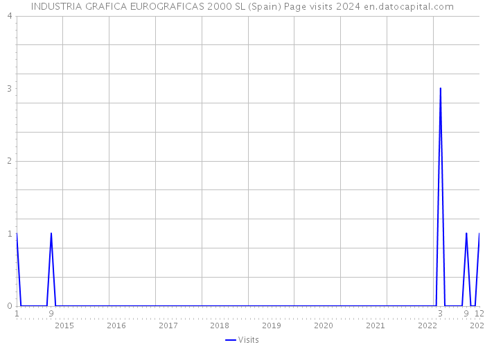 INDUSTRIA GRAFICA EUROGRAFICAS 2000 SL (Spain) Page visits 2024 