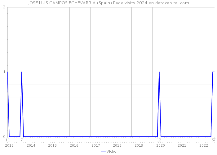 JOSE LUIS CAMPOS ECHEVARRIA (Spain) Page visits 2024 