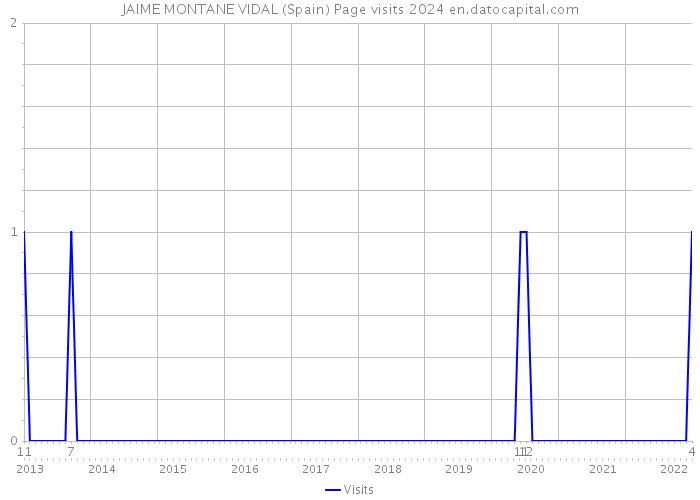 JAIME MONTANE VIDAL (Spain) Page visits 2024 