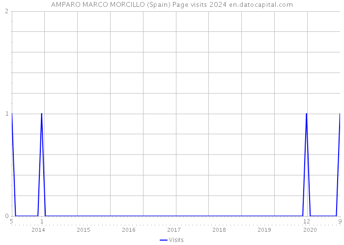 AMPARO MARCO MORCILLO (Spain) Page visits 2024 