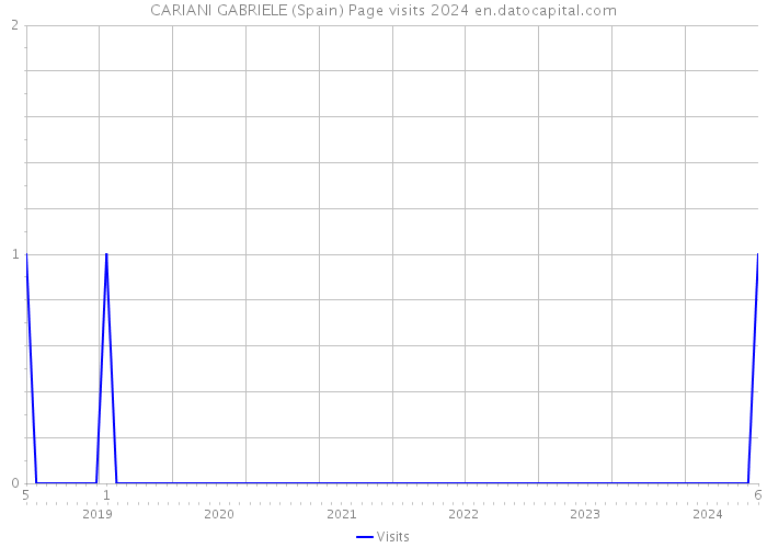 CARIANI GABRIELE (Spain) Page visits 2024 