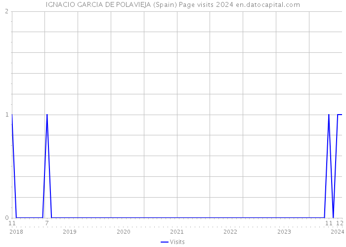 IGNACIO GARCIA DE POLAVIEJA (Spain) Page visits 2024 