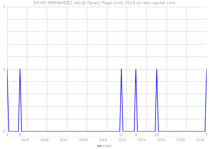DAVID FERNANDEZ VALLE (Spain) Page visits 2024 