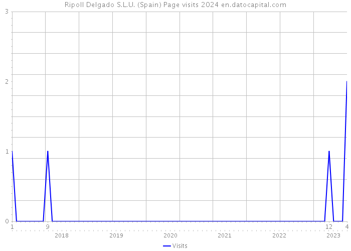 Ripoll Delgado S.L.U. (Spain) Page visits 2024 