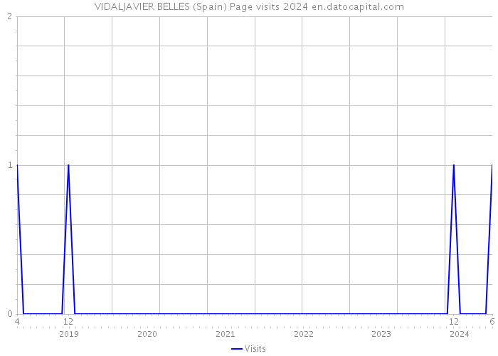 VIDALJAVIER BELLES (Spain) Page visits 2024 