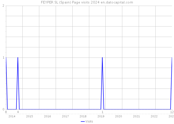 FEYPER SL (Spain) Page visits 2024 