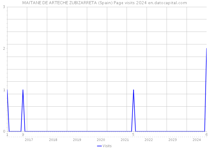 MAITANE DE ARTECHE ZUBIZARRETA (Spain) Page visits 2024 