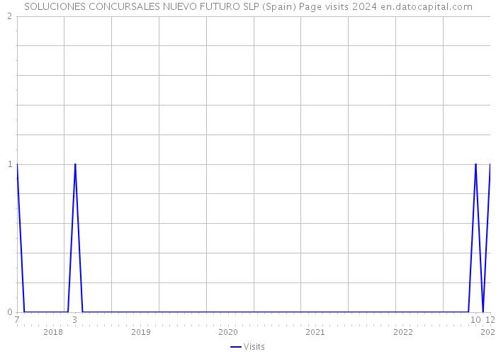 SOLUCIONES CONCURSALES NUEVO FUTURO SLP (Spain) Page visits 2024 