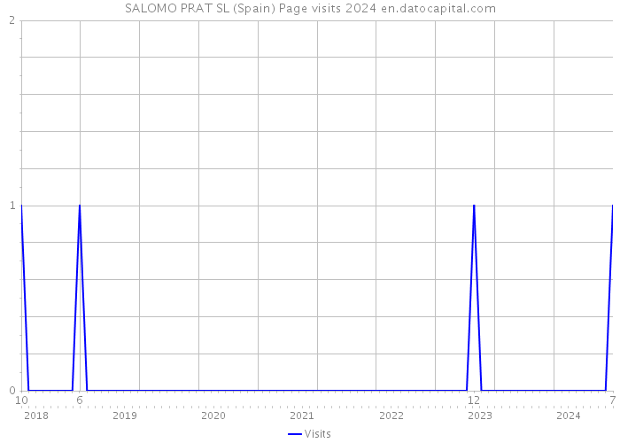 SALOMO PRAT SL (Spain) Page visits 2024 