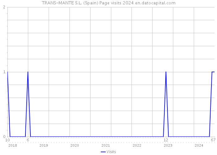 TRANS-MANTE S.L. (Spain) Page visits 2024 