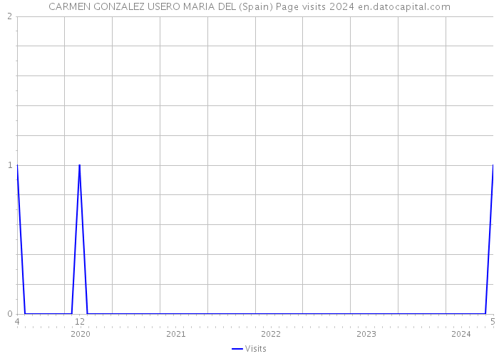 CARMEN GONZALEZ USERO MARIA DEL (Spain) Page visits 2024 