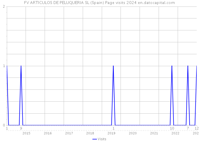 FV ARTICULOS DE PELUQUERIA SL (Spain) Page visits 2024 