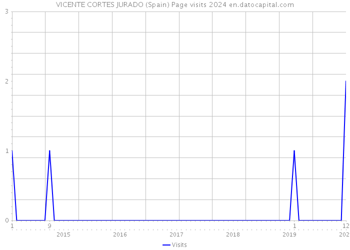VICENTE CORTES JURADO (Spain) Page visits 2024 