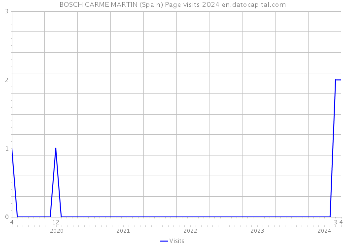 BOSCH CARME MARTIN (Spain) Page visits 2024 