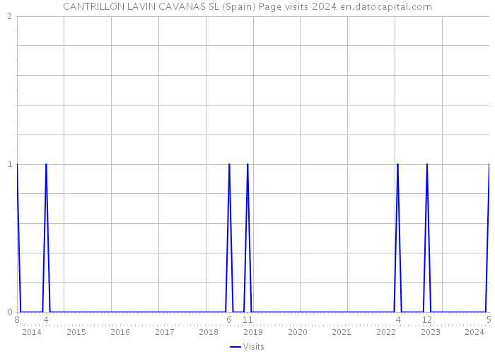 CANTRILLON LAVIN CAVANAS SL (Spain) Page visits 2024 