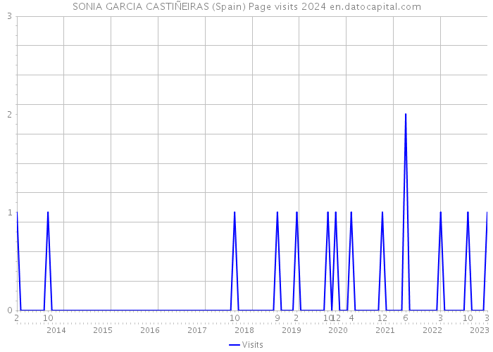 SONIA GARCIA CASTIÑEIRAS (Spain) Page visits 2024 