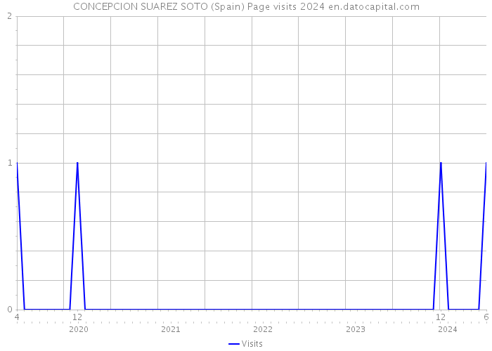 CONCEPCION SUAREZ SOTO (Spain) Page visits 2024 