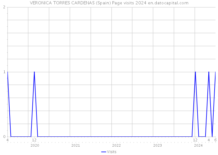 VERONICA TORRES CARDENAS (Spain) Page visits 2024 