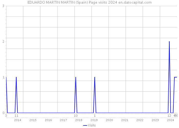EDUARDO MARTIN MARTIN (Spain) Page visits 2024 