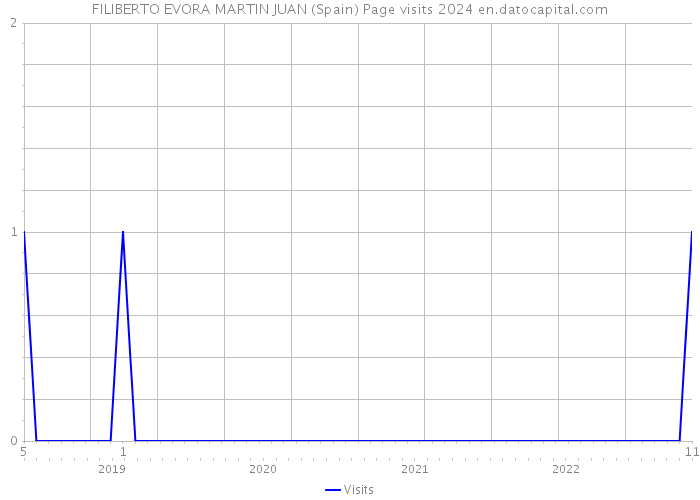 FILIBERTO EVORA MARTIN JUAN (Spain) Page visits 2024 