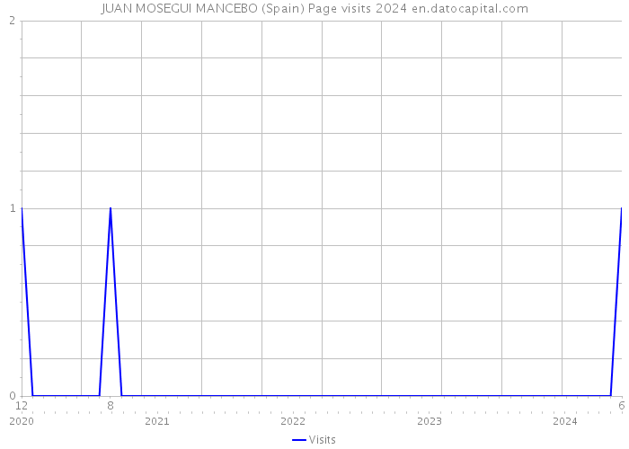 JUAN MOSEGUI MANCEBO (Spain) Page visits 2024 