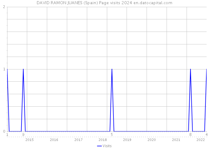 DAVID RAMON JUANES (Spain) Page visits 2024 