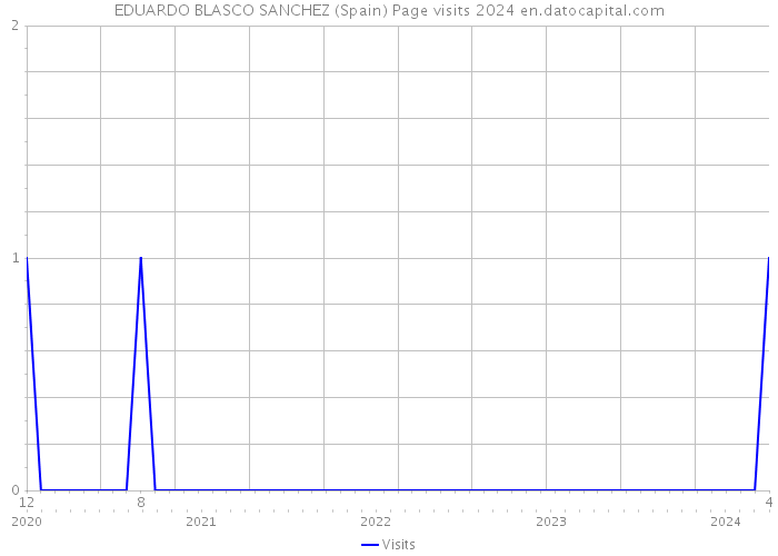 EDUARDO BLASCO SANCHEZ (Spain) Page visits 2024 